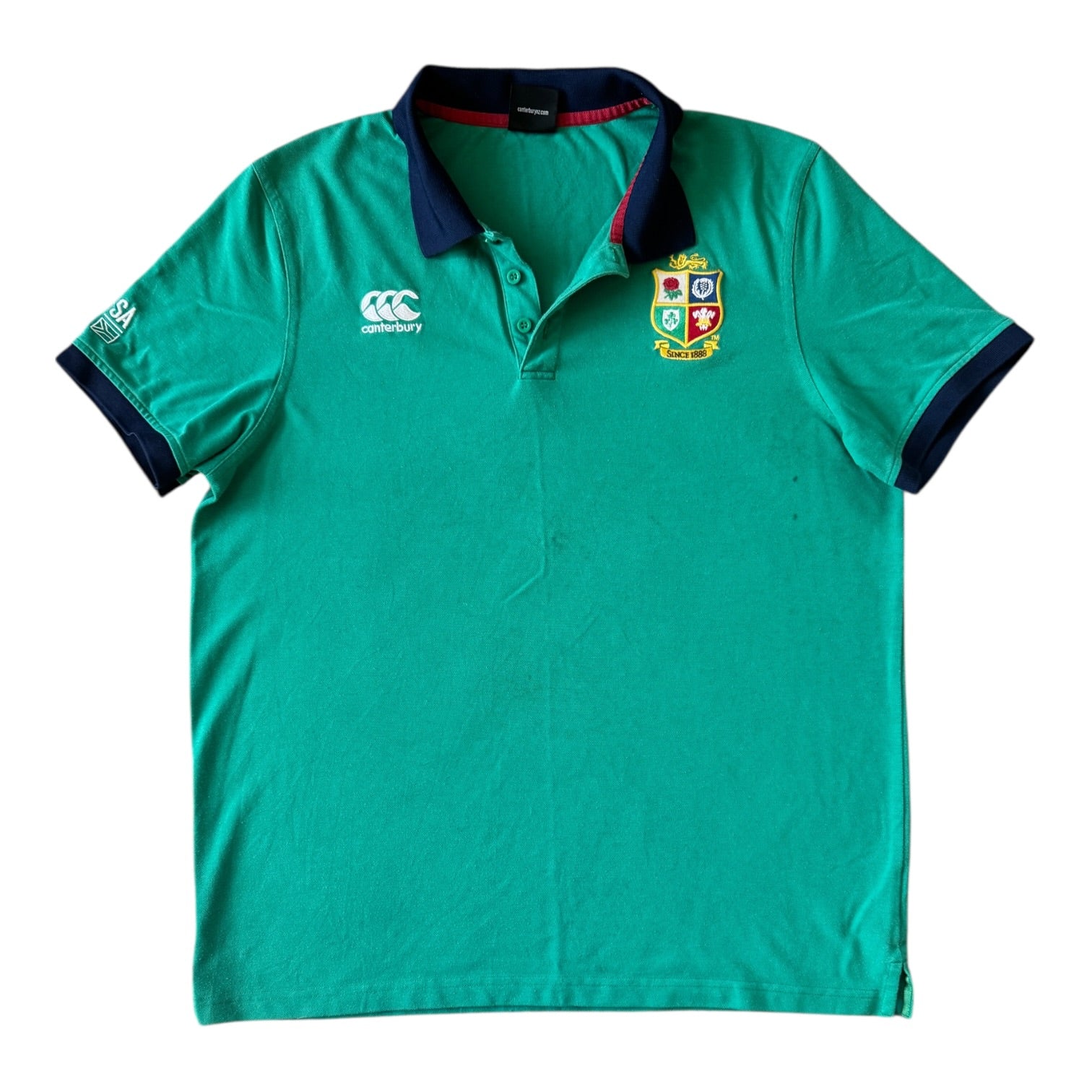 Extra large Canterbury Green Lions Polo Shirt
