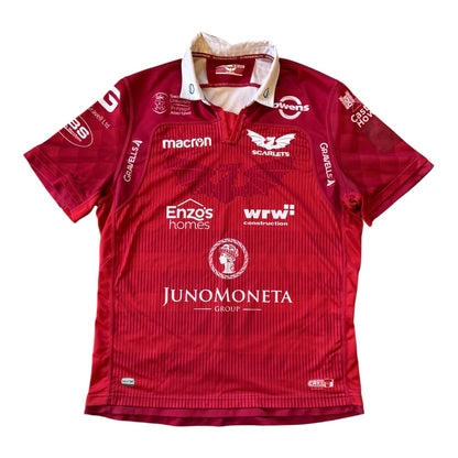 Extra large 2018 Macron Red Scarletts Rugby Shirt