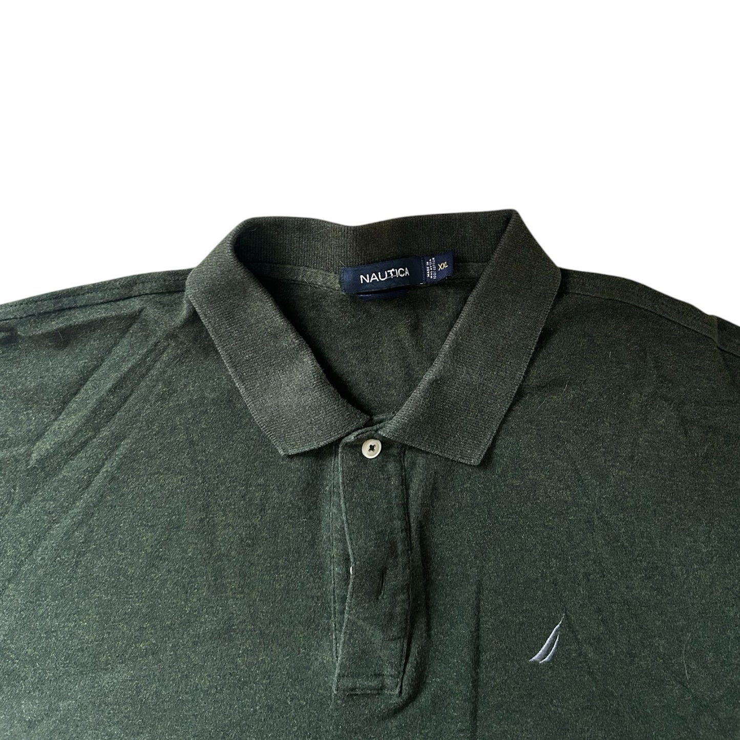 XXL Nautica Olive Green Polo Shirt
