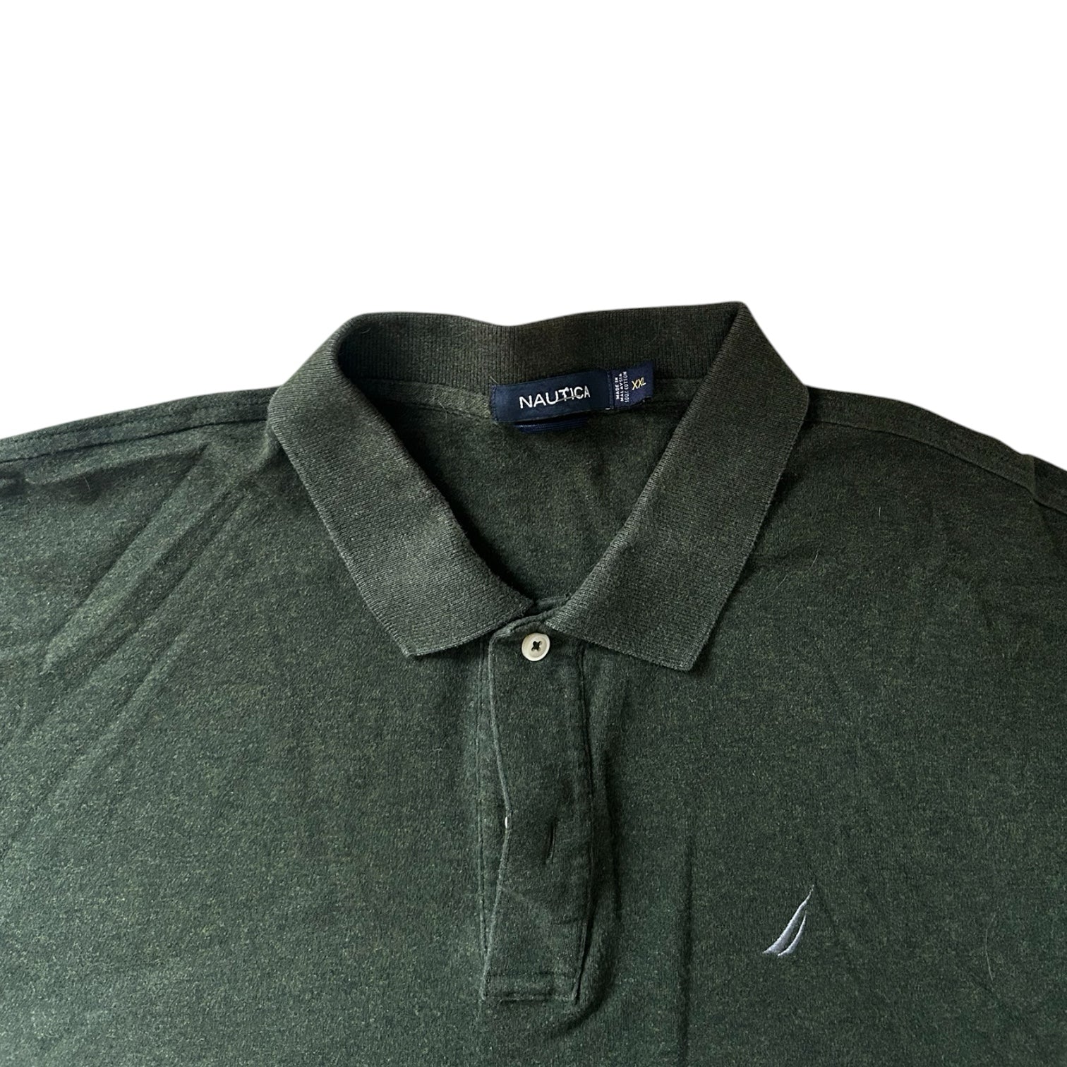 XXL Nautica Olive Green Polo Shirt