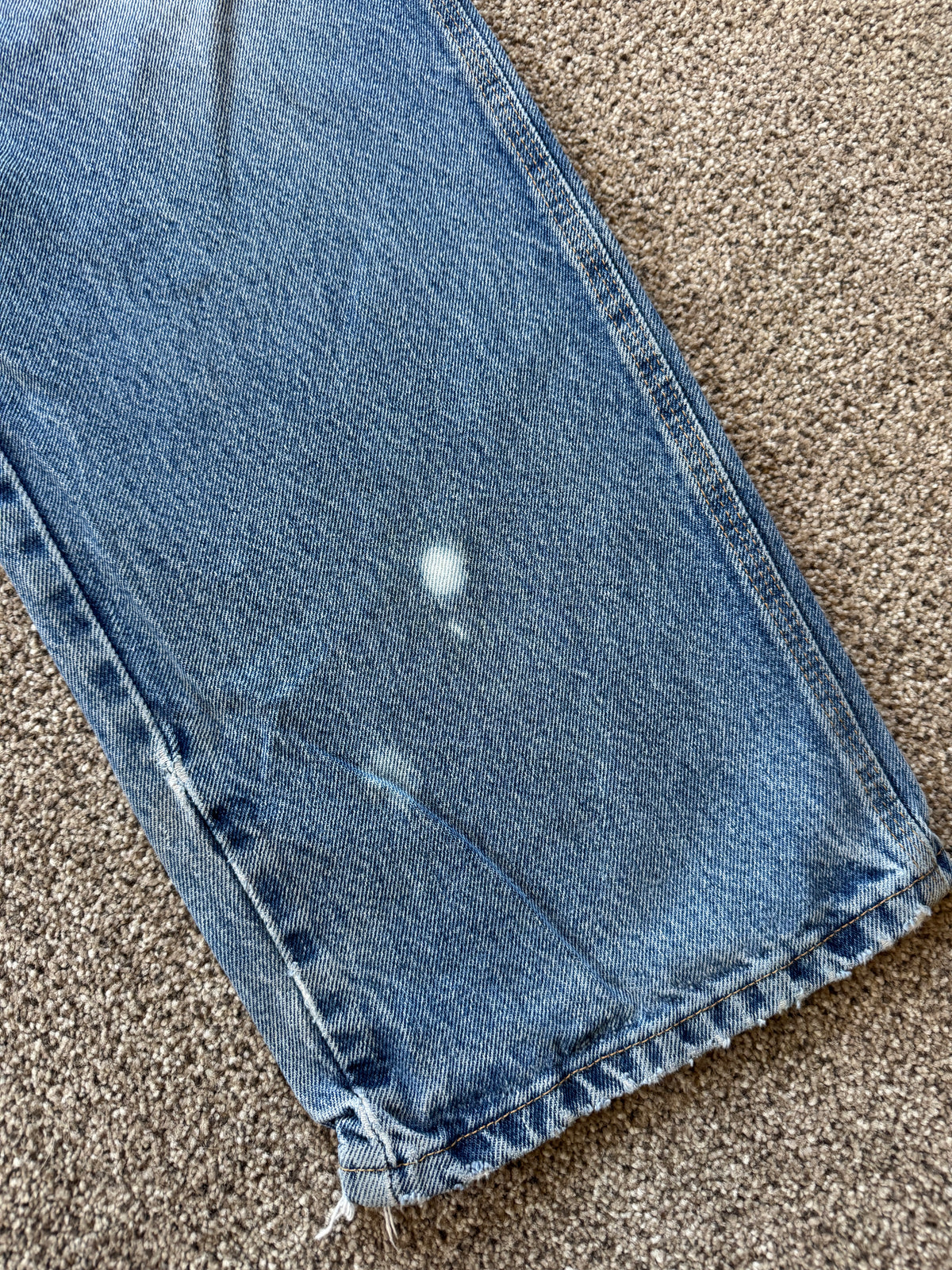 38/30 Wrangler Riggs Workwear Blue Denim Jeans