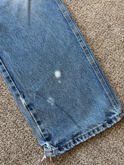 38/30 Wrangler Riggs Workwear Blue Denim Jeans
