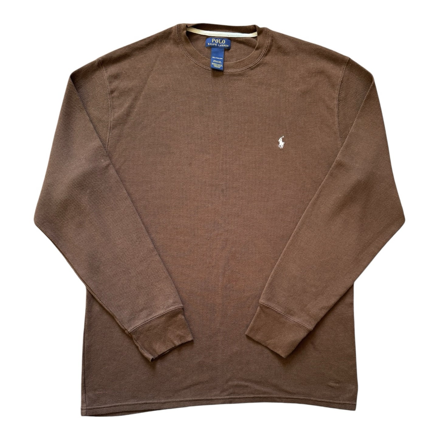 XXL Ralph Lauren Brown Waffle Thin Sweatshirt