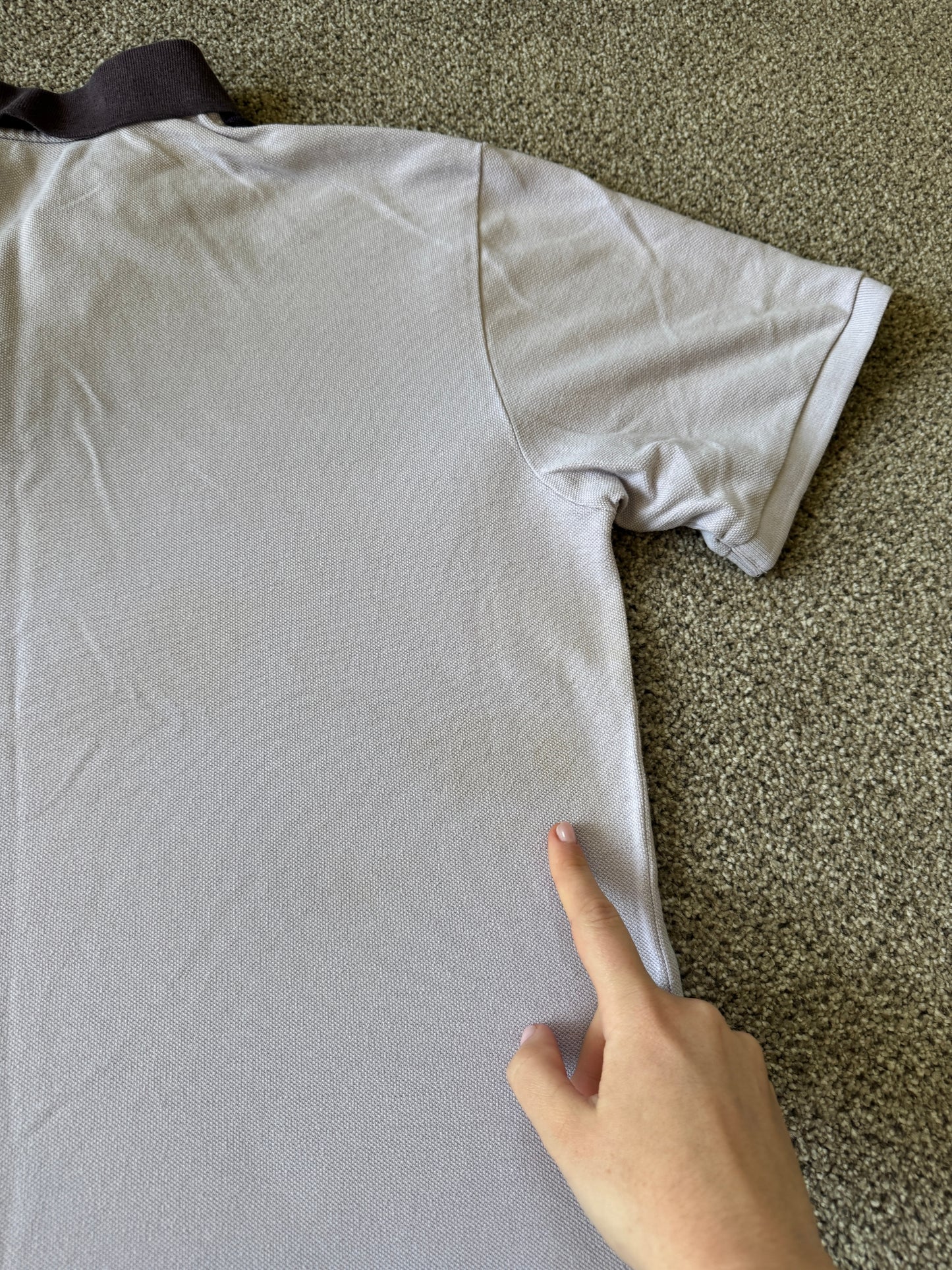 Large Yves Saint Laurent Light Pink Polo Shirt