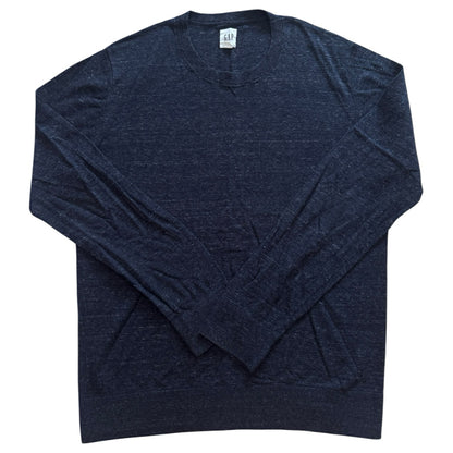 Medium Gap Heathered Navy Thin Jumper