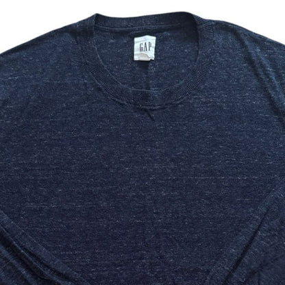 Medium Gap Heathered Navy Thin Jumper