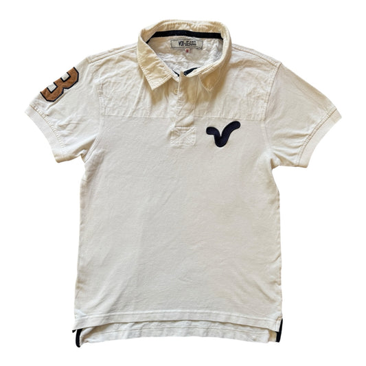 Medium Voi Jeans White Polo Shirt