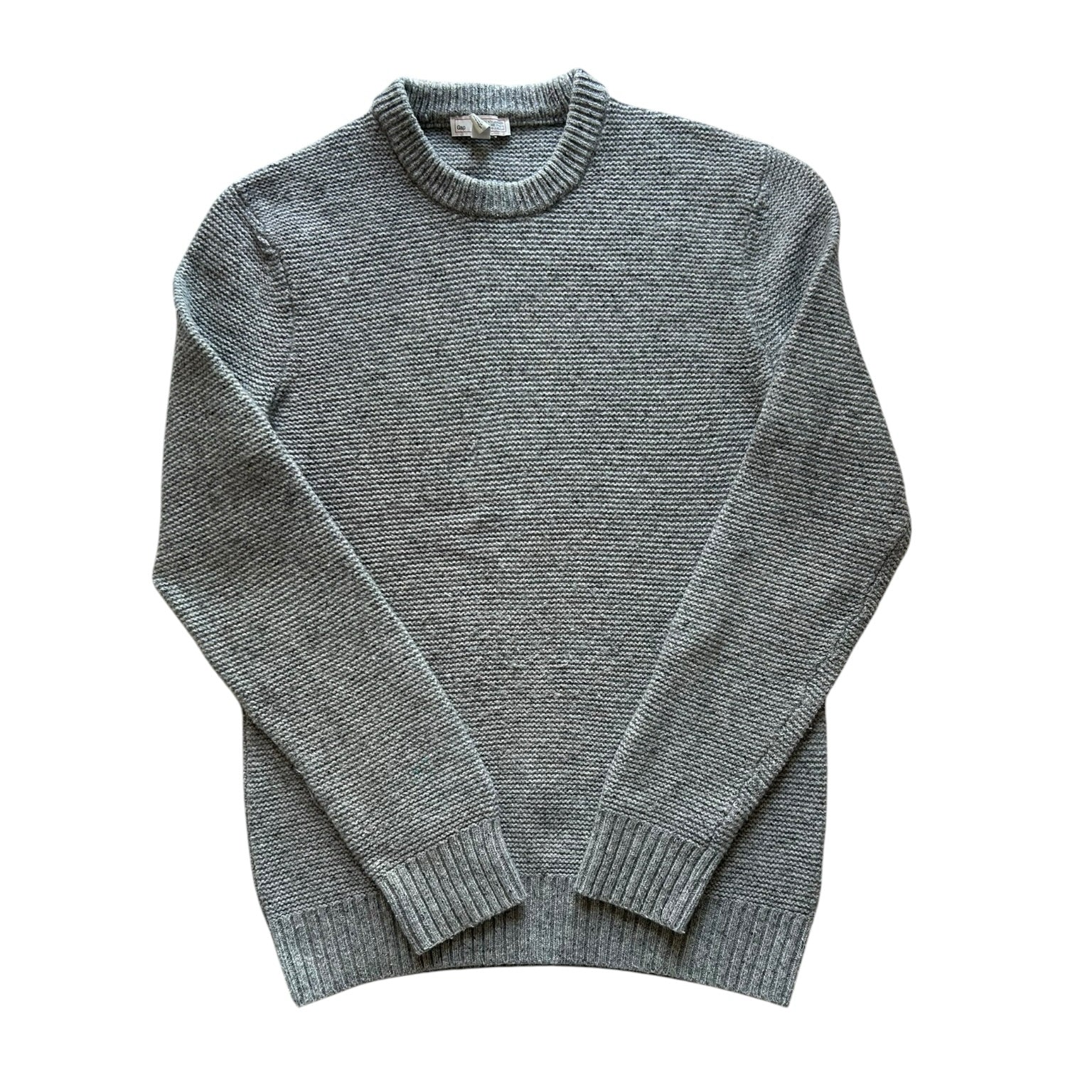 Small Gap Grey Knitted Crewneck Jumper