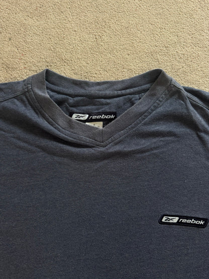 Extra large Reebok Washed Blue V-Neck T-Shirt