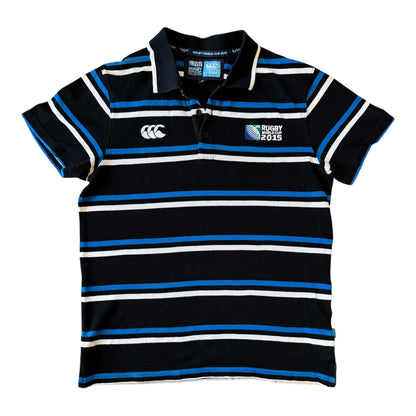 Medium Canterbury Black Rugby World Cup 2015 Polo Shirt
