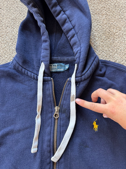 Medium Ralph Lauren Navy Full Zip Hoodie