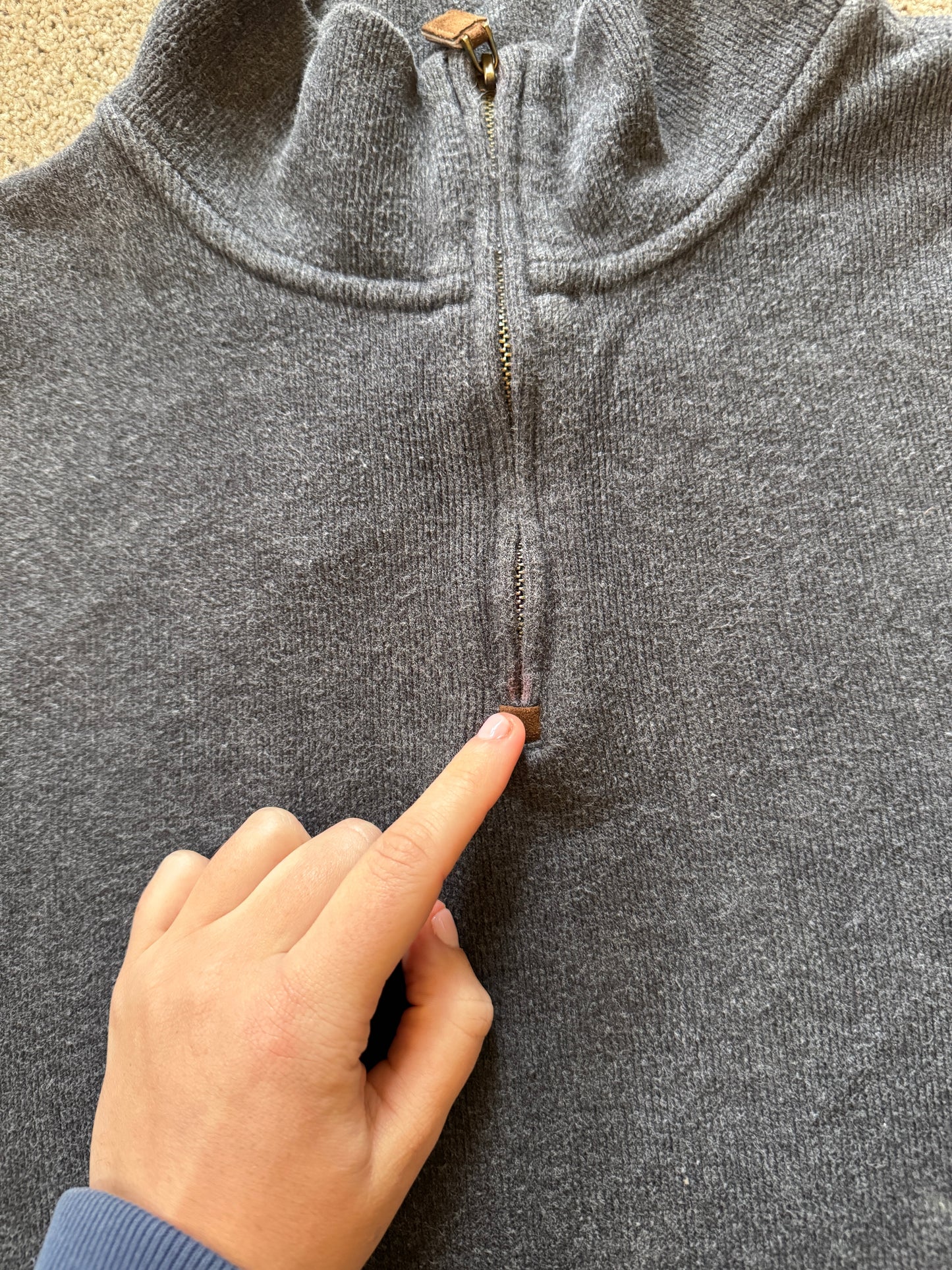 Extra large Ralph Lauren Grey 1/4 Zip