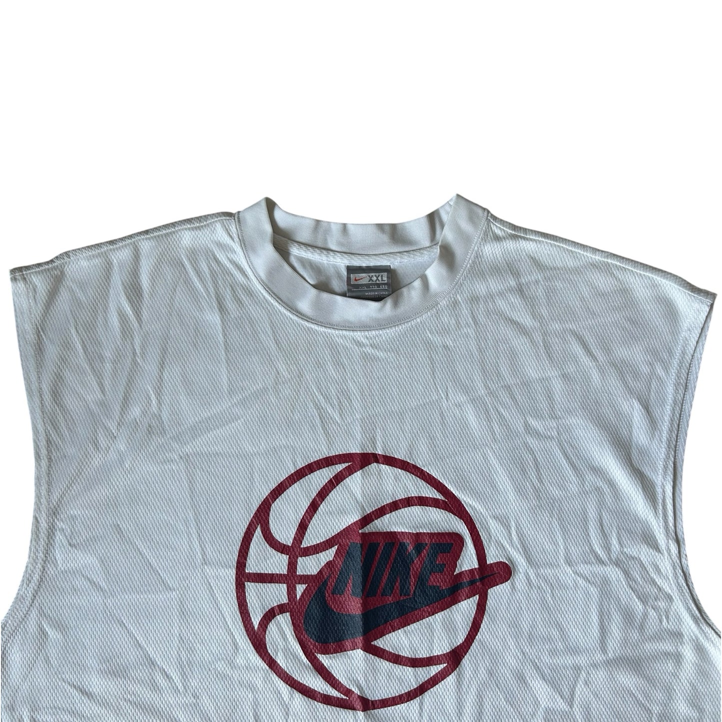 XXL Nike White Basketball Vest