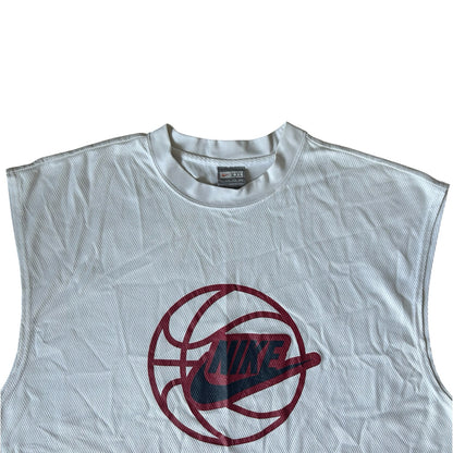 XXL Nike White Basketball Vest