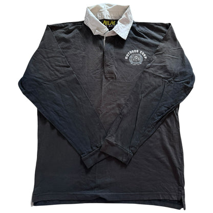 Medium Atlas For Men Faded Black Rugby Shirt