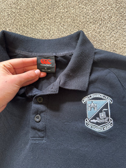 Large Canterbury Black Shannon RFC Polo Shirt