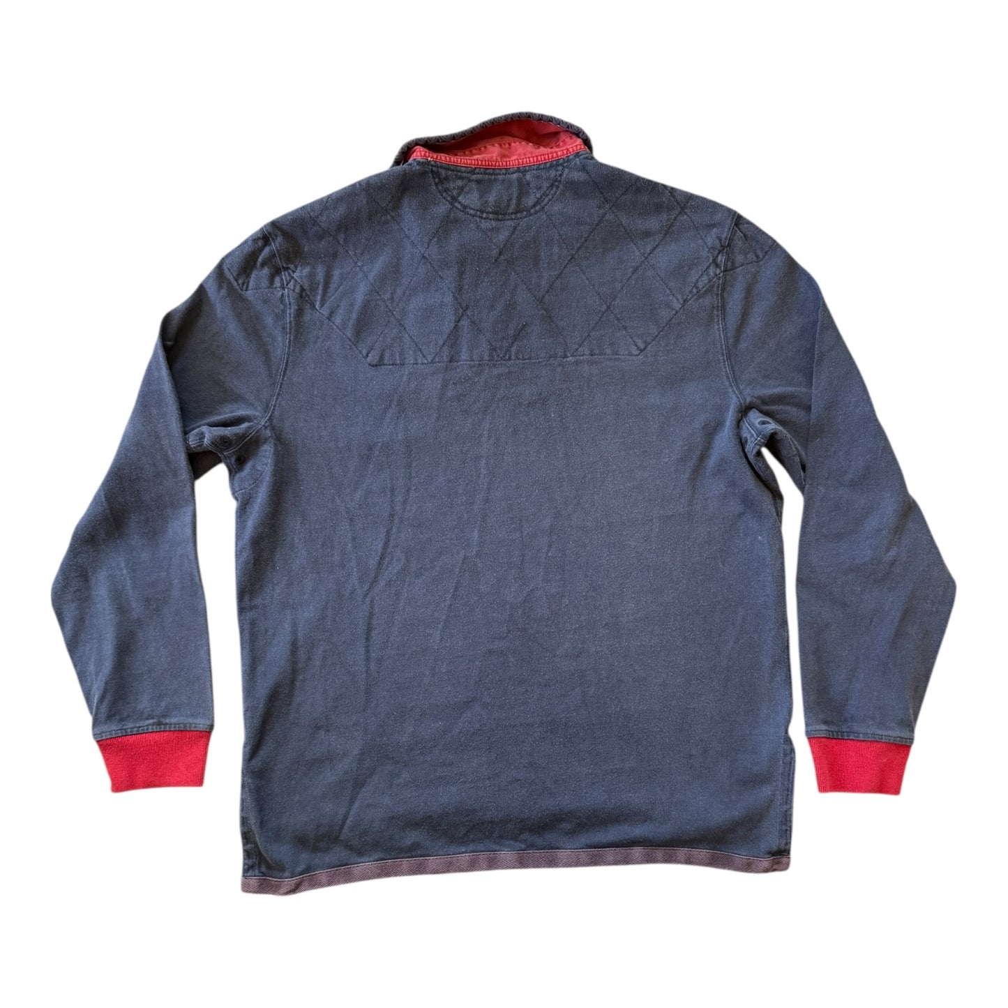 Large Ralph Lauren Navy Los Angeles Games Rugby Shirt