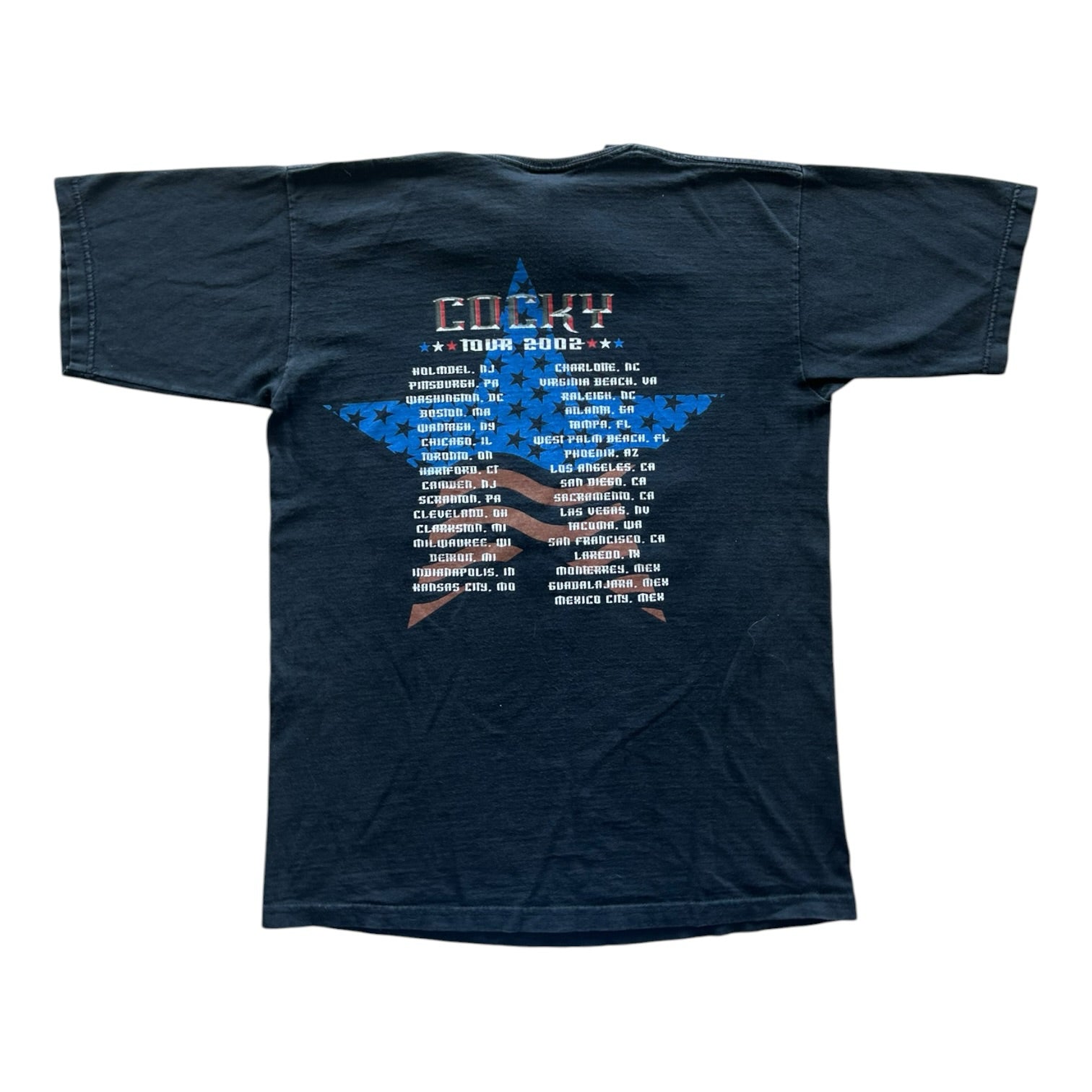 Medium All Sport Black 2002 Kid Rock Tour T-Shirt