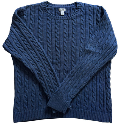 Woman's Extra large L.L.bean Blue Cable Knit