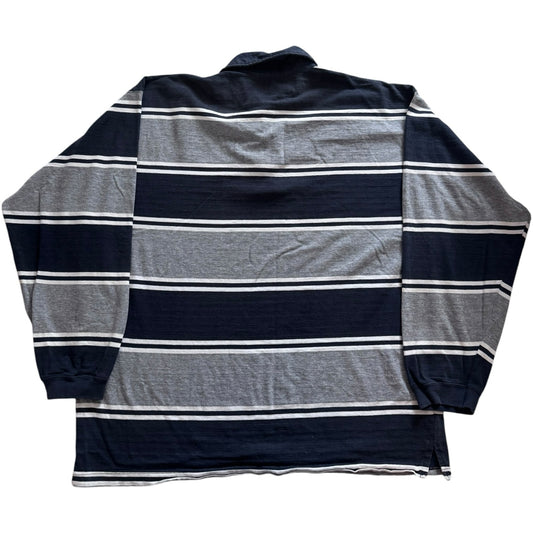 Large Cocotier Grey and Navy Rugby Shirt
