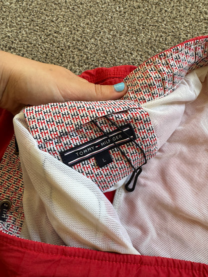 Large Tommy Hilfiger Red Swim Shorts