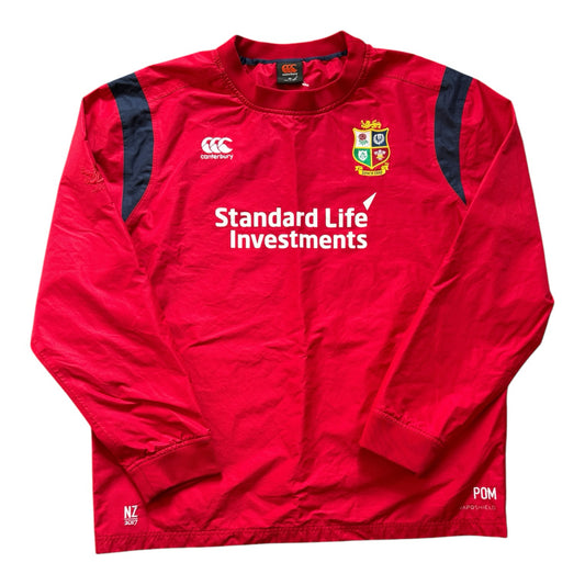Extra large Canterbury Red 2017 Lions Rugby Training Top belonging to Peter O'Mahony