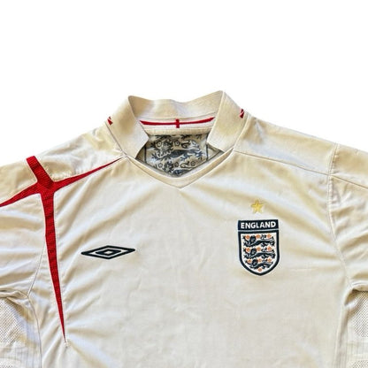 05-07 Extra large White Umbro England Football Shirt