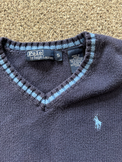 Aged 5 Ralph Lauren Navy Sweater Vest