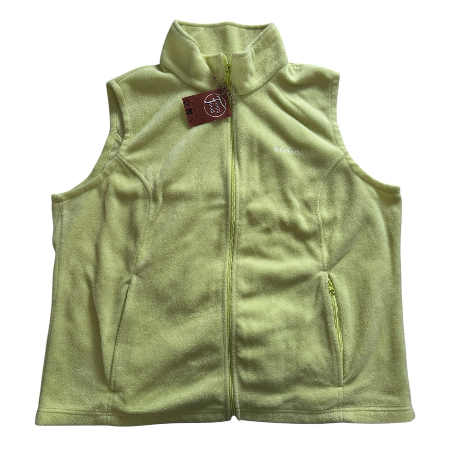XXL Columbia Yellow Sleeveless Gilet Fleece
