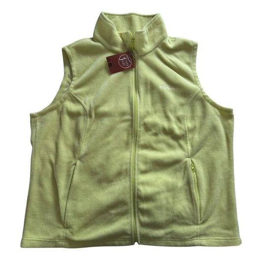 XXL Columbia Yellow Sleeveless Gilet Fleece