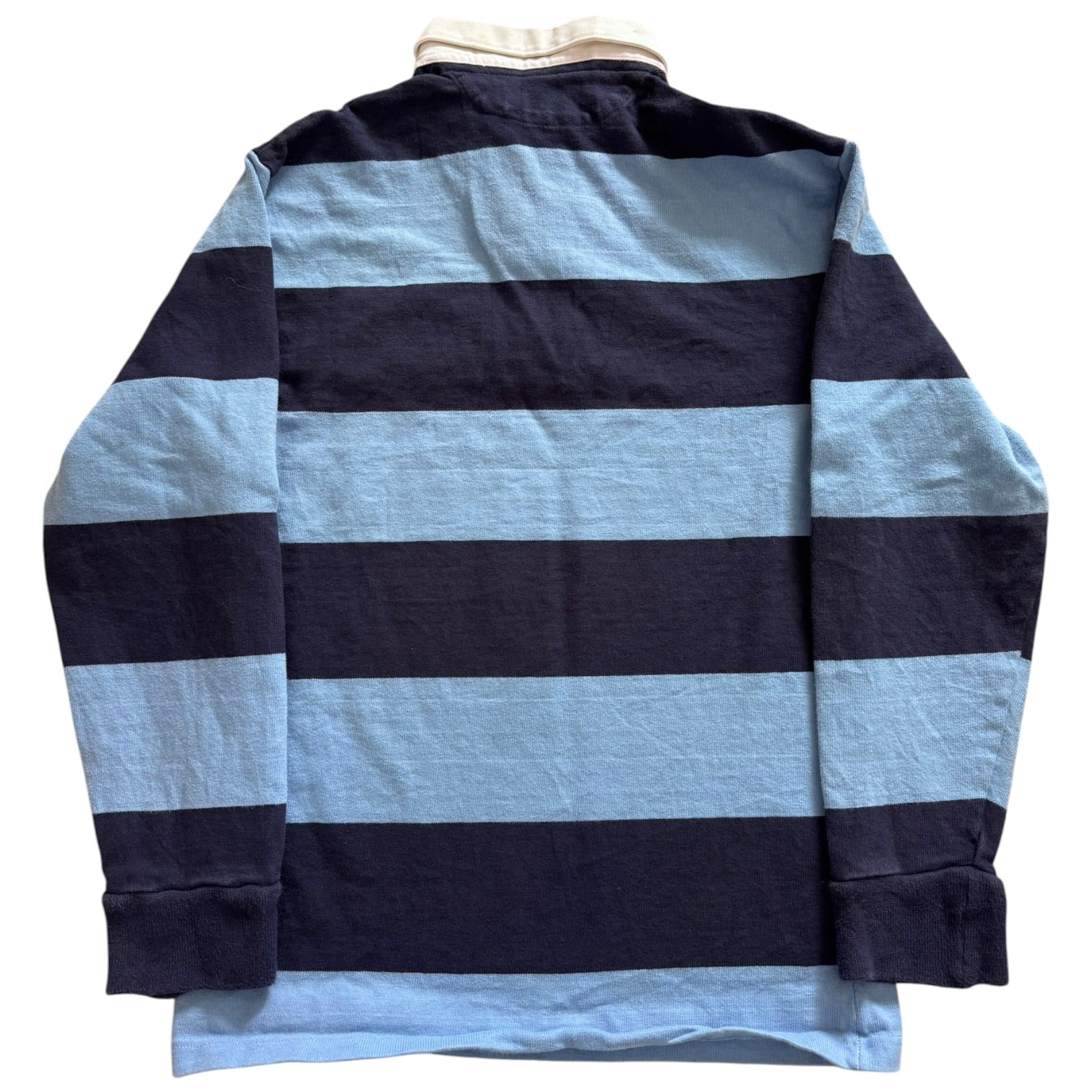 Small Sport-tek Blue and Navy Rugby Shirt