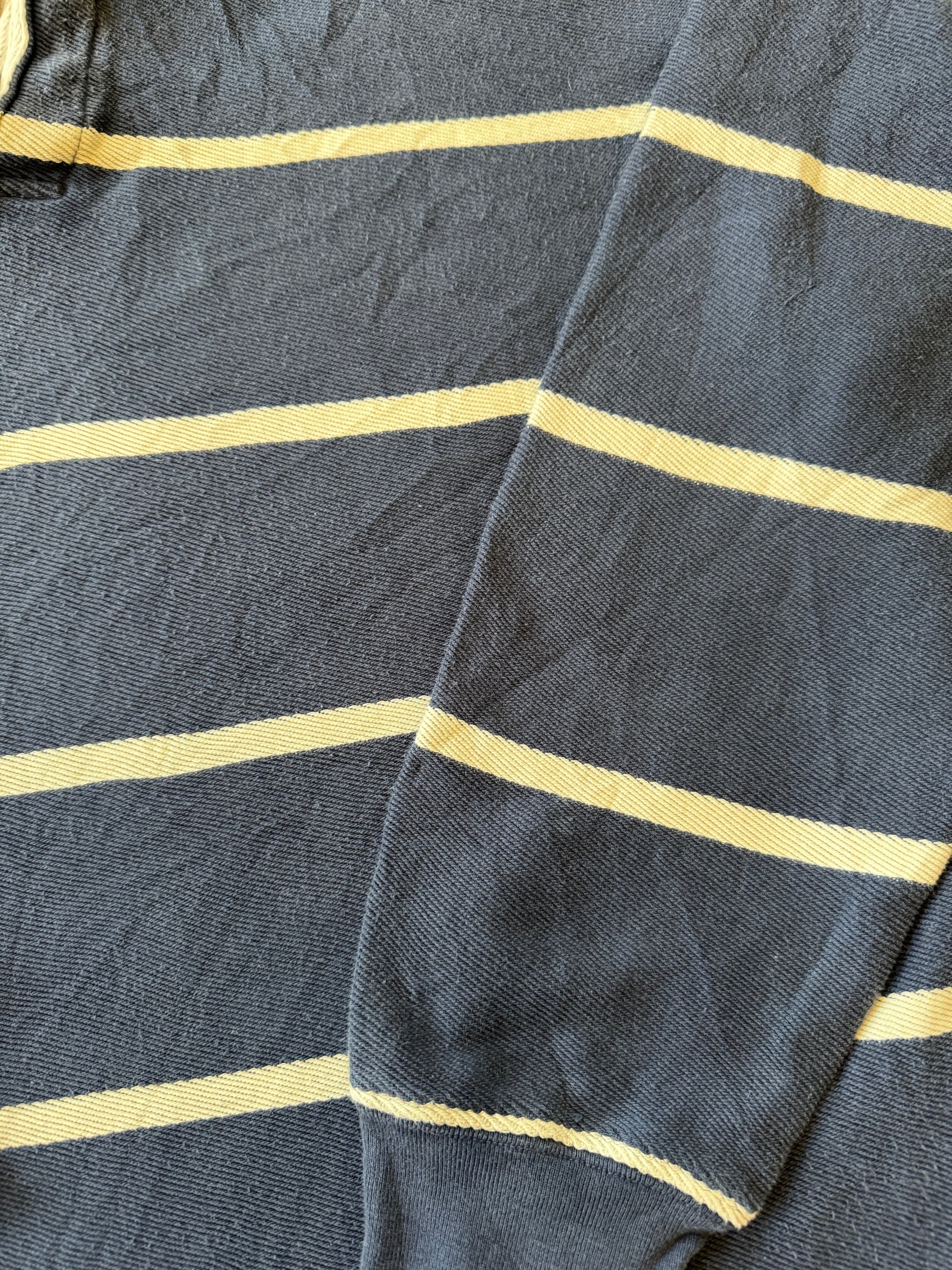 Large Gap Navy and White Rugby Shirt