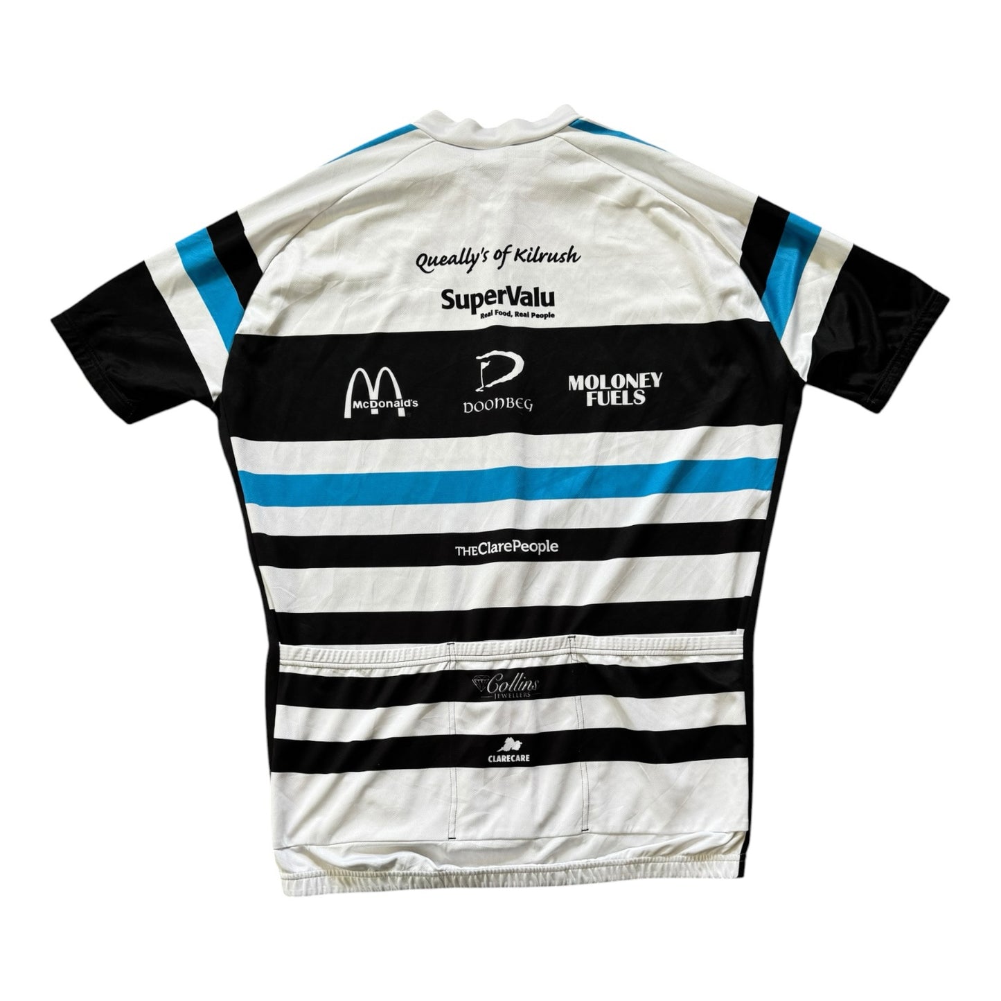5XL Delotec White Magpie & Proud Cycling Shirt