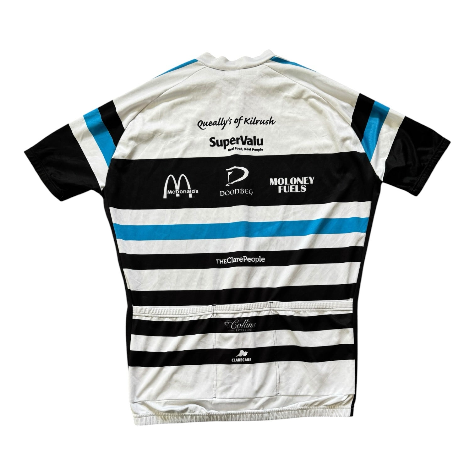 5XL Delotec White Magpie & Proud Cycling Shirt