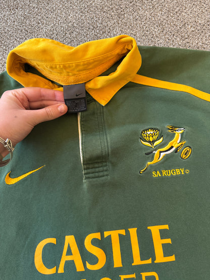 Large Nike Green Rugby Shirts