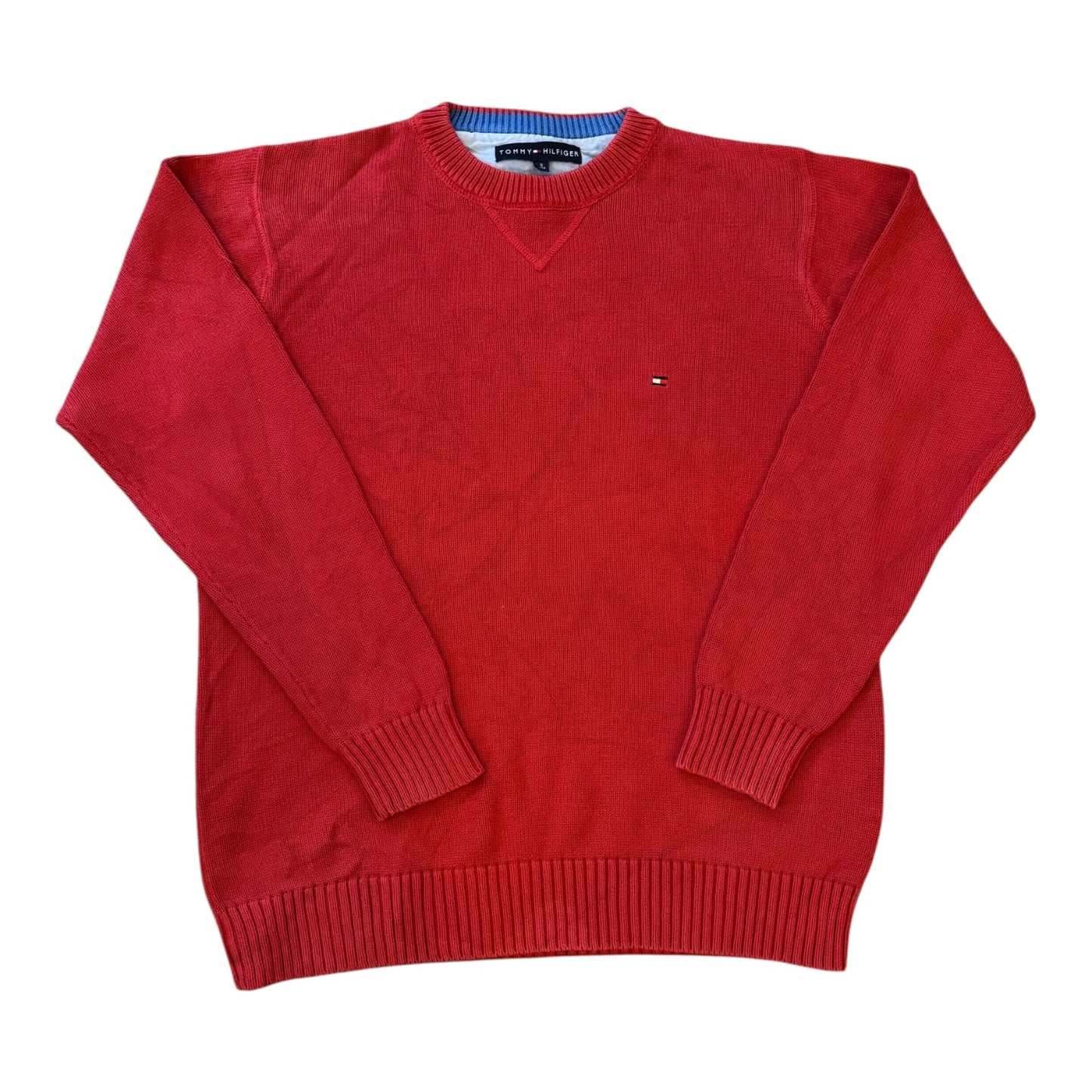 Small Tommy Hilfiger Red Thick Knitted Jumper