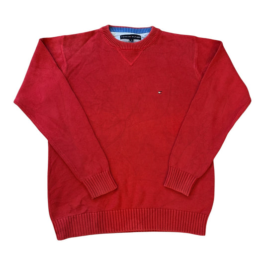 Small Tommy Hilfiger Red Thick Knitted Jumper