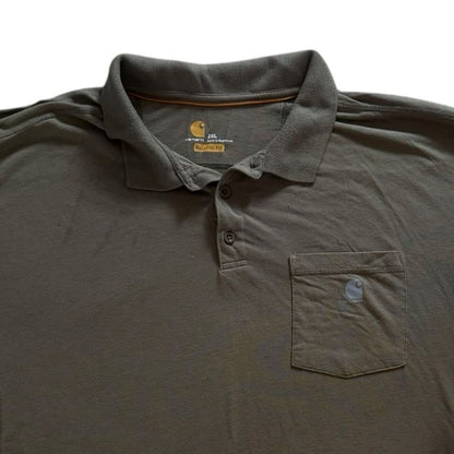 XXL Carhartt Olive Green Polo Shirt