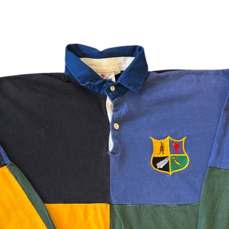 1989 Medium Cotton Oxford Rest of the World Rugby Shirt