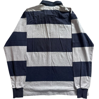 Large C.117 Navy and Grey Rugby Shirt