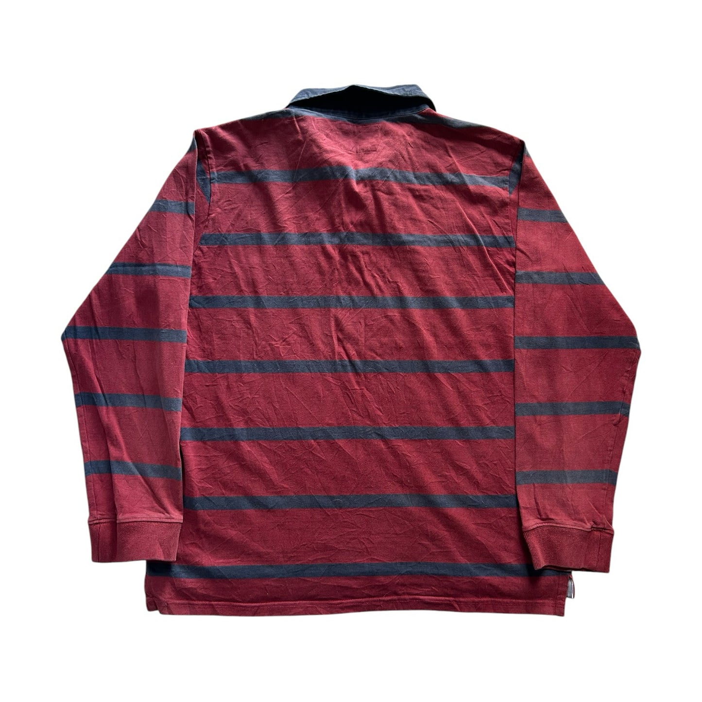 XXL Sea Hunters Red and Navy Yacht Club Rugby Shirt