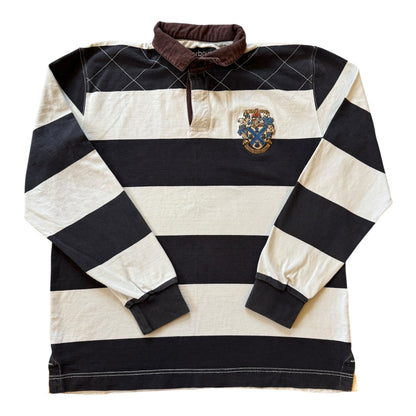 Medium Barbour Navy and White Rugby Shirt