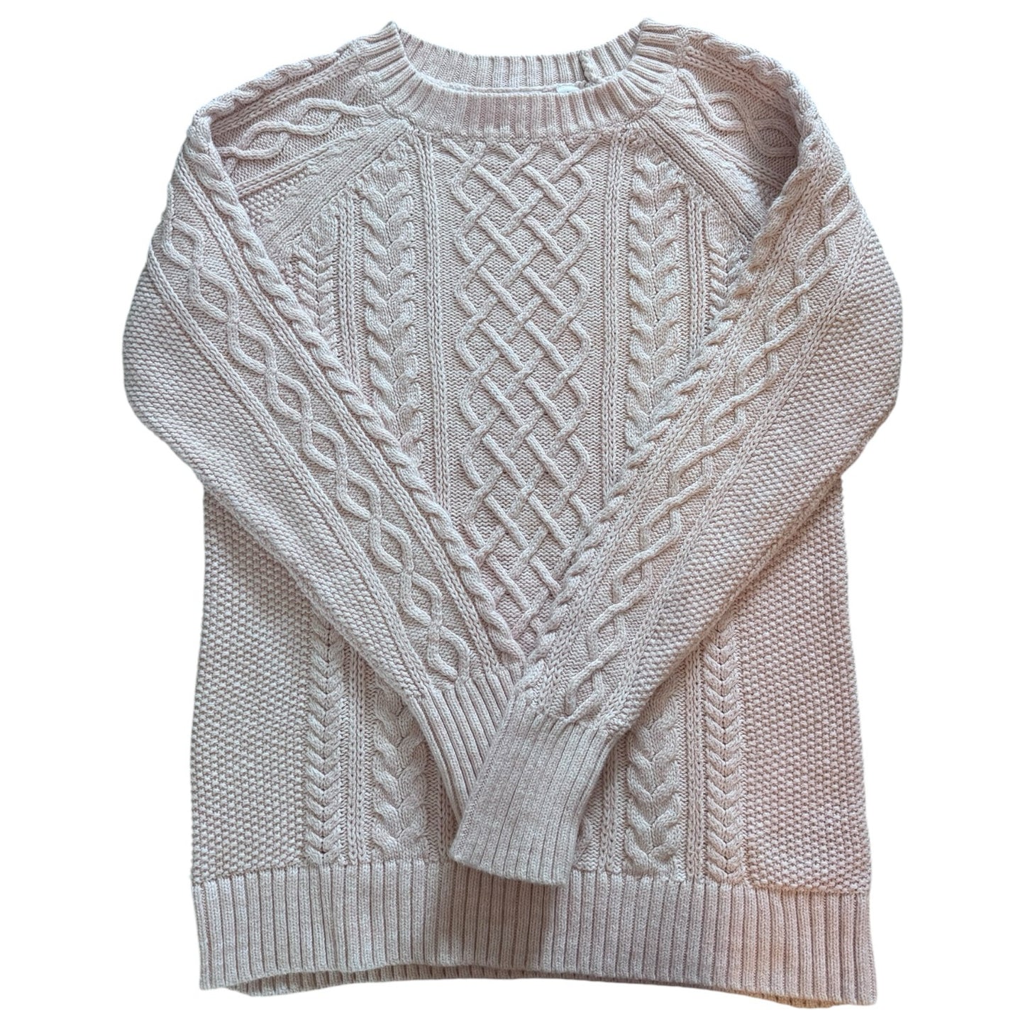 Woman's Small Gap Pink Cable Knit Jumper