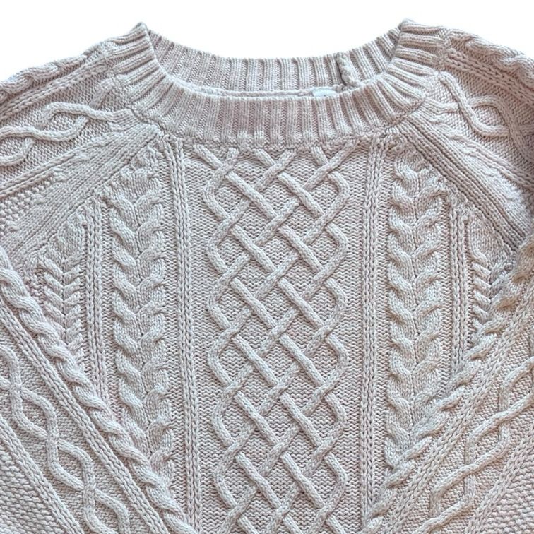 Woman's Small Gap Pink Cable Knit Jumper