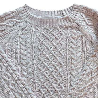 Woman's Small Gap Pink Cable Knit Jumper