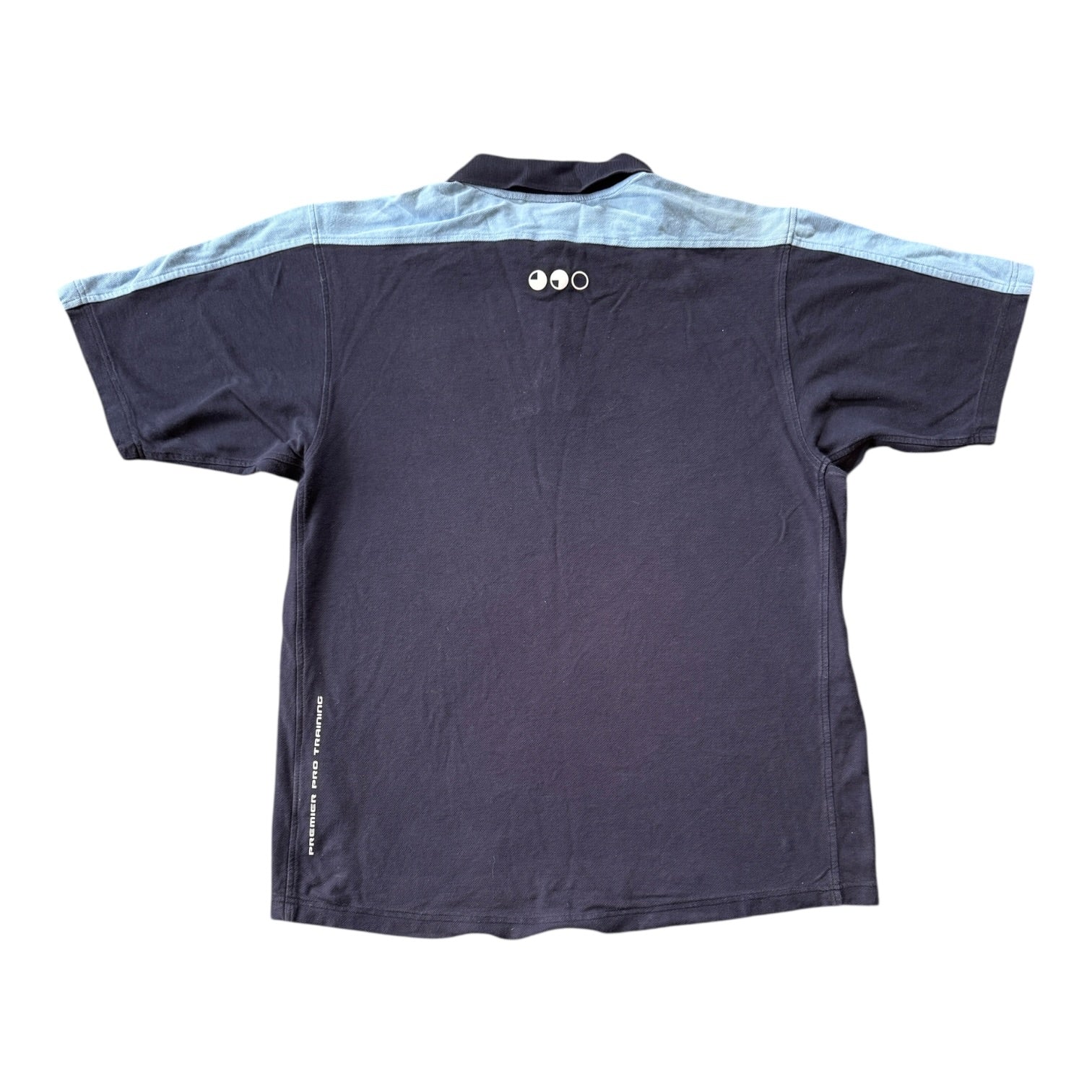 Large Umbro Navy England Football Polo Shirt