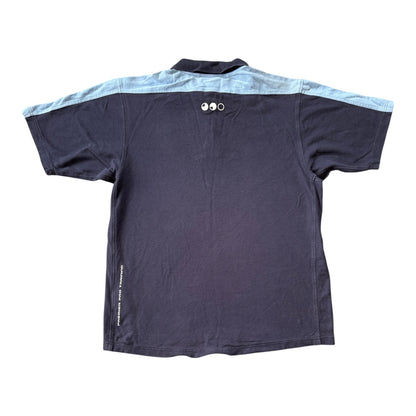 Large Umbro Navy England Football Polo Shirt