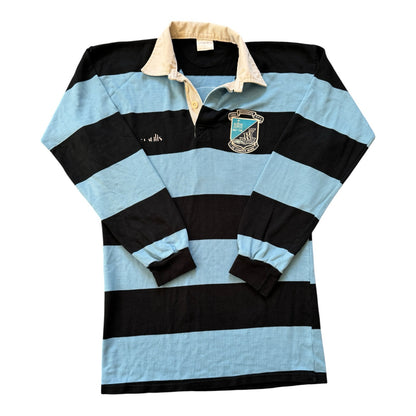 90's Medium O'Neills Shannon RFC Blue and Navy Rugby Shirt