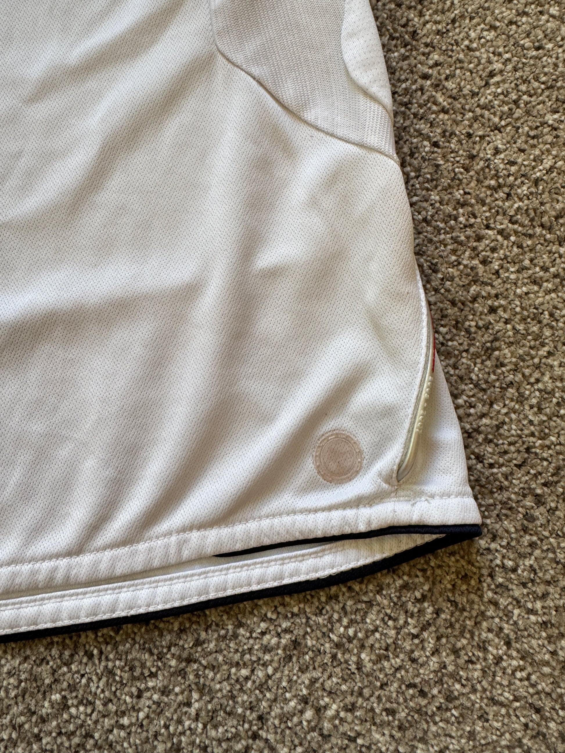2005-07 Medium Umbro White England Football Shirt