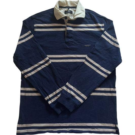 Small Decenio Navy and Beige Rugby Shirt
